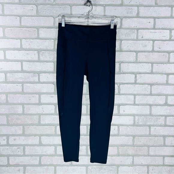 Sweaty Betty The Zero Gravity Illuminate Running Leggings in Dark Gray Size M - Picture 2 of 9